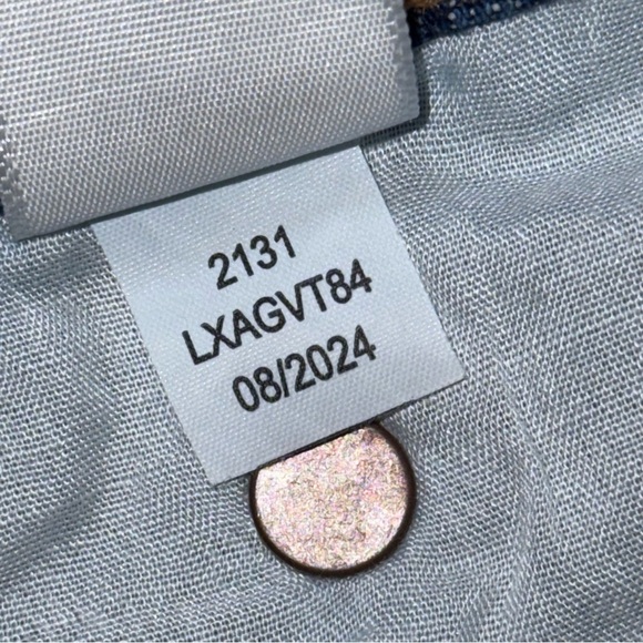 Aeropostale 90’s Mid Rise Baggy Jeans Blue Dark Wash Distressed - Picture 8 of 12